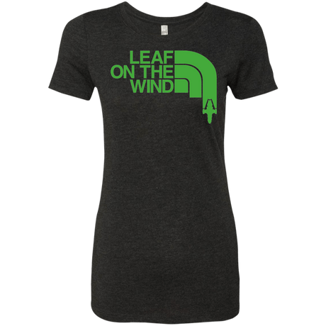 T-Shirts Vintage Black / Small Leaf on the Wind Women's Triblend T-Shirt