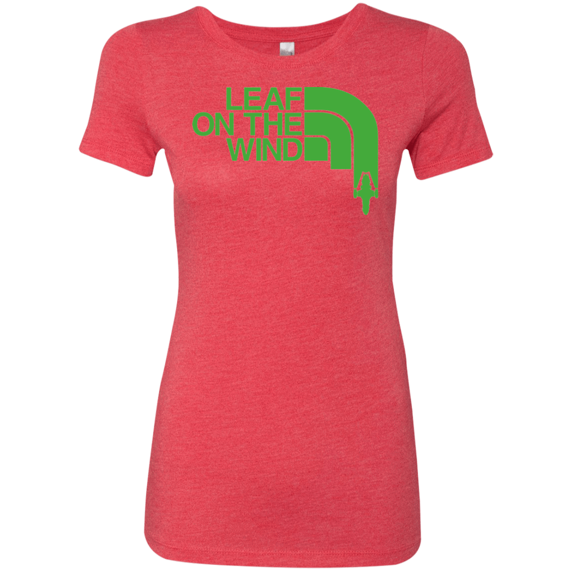 T-Shirts Vintage Red / Small Leaf on the Wind Women's Triblend T-Shirt
