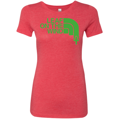 T-Shirts Vintage Red / Small Leaf on the Wind Women's Triblend T-Shirt