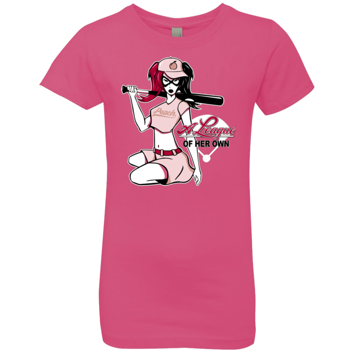 T-Shirts Hot Pink / YXS League of Her Own Girls Premium T-Shirt