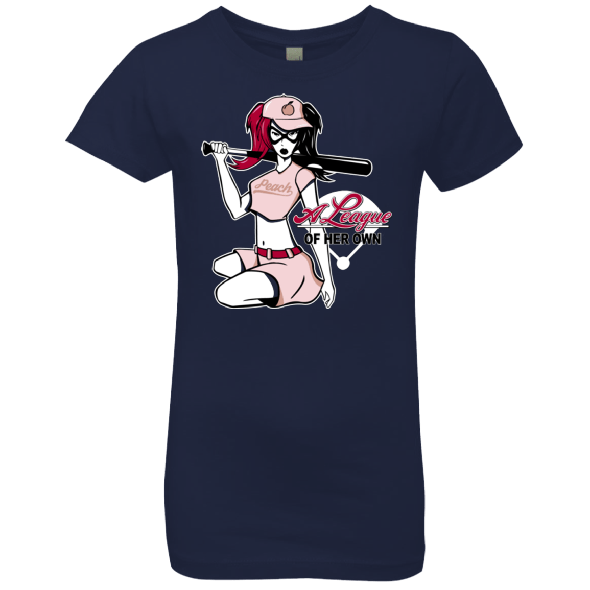 T-Shirts Midnight Navy / YXS League of Her Own Girls Premium T-Shirt