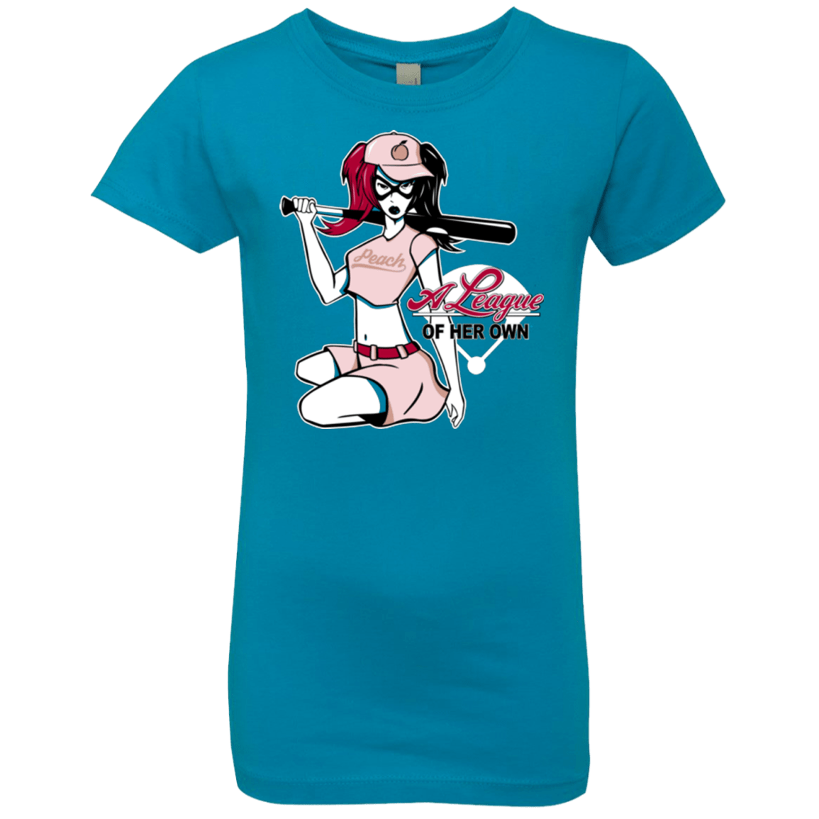 T-Shirts Turquoise / YXS League of Her Own Girls Premium T-Shirt