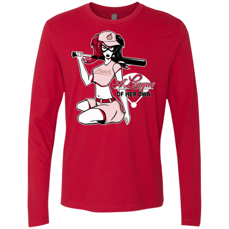 T-Shirts Red / Small League of Her Own Men's Premium Long Sleeve