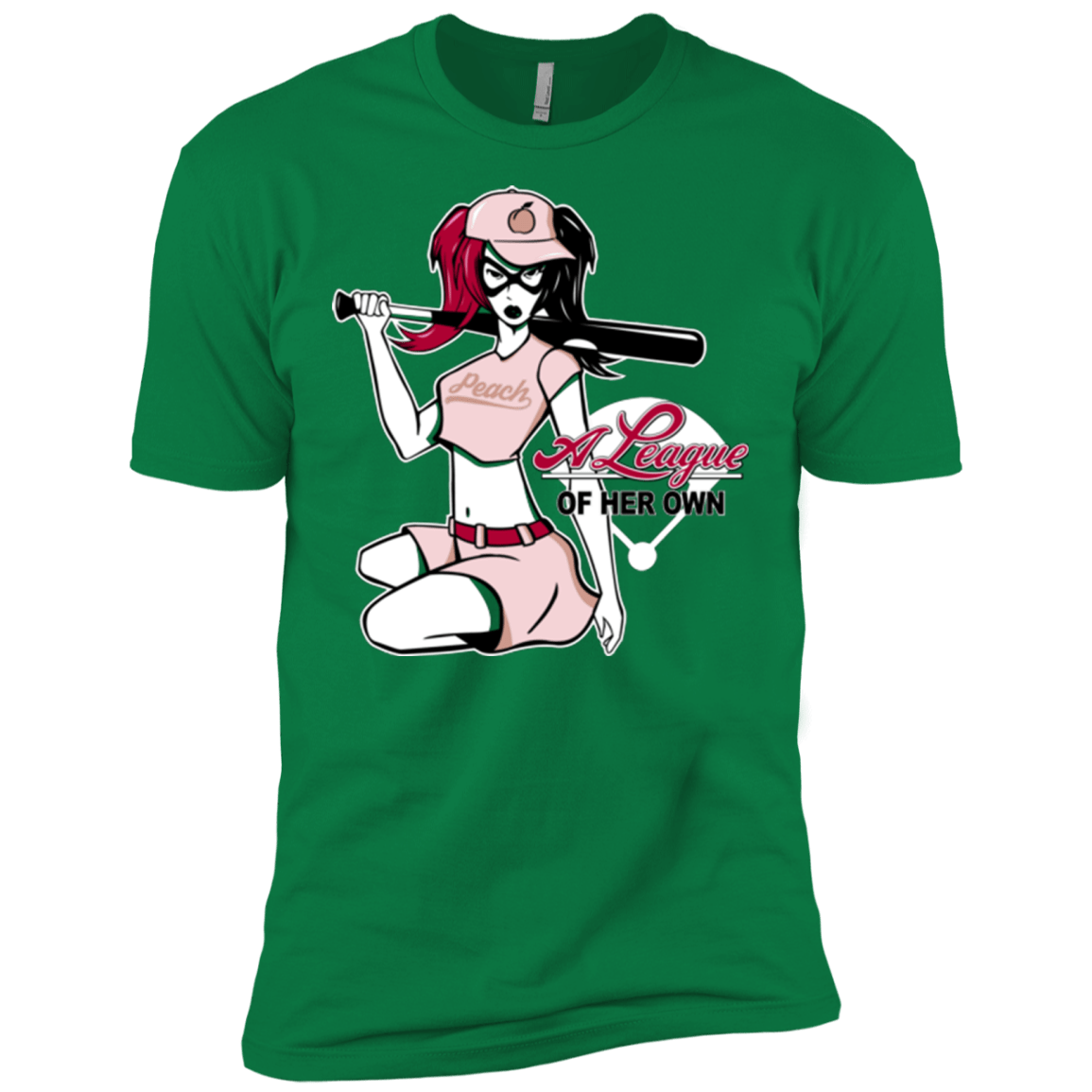 T-Shirts Kelly Green / X-Small League of Her Own Men's Premium T-Shirt