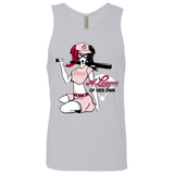 T-Shirts Heather Grey / Small League of Her Own Men's Premium Tank Top