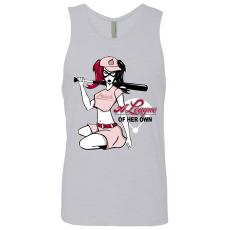 T-Shirts Heather Grey / Small League of Her Own Men's Premium Tank Top