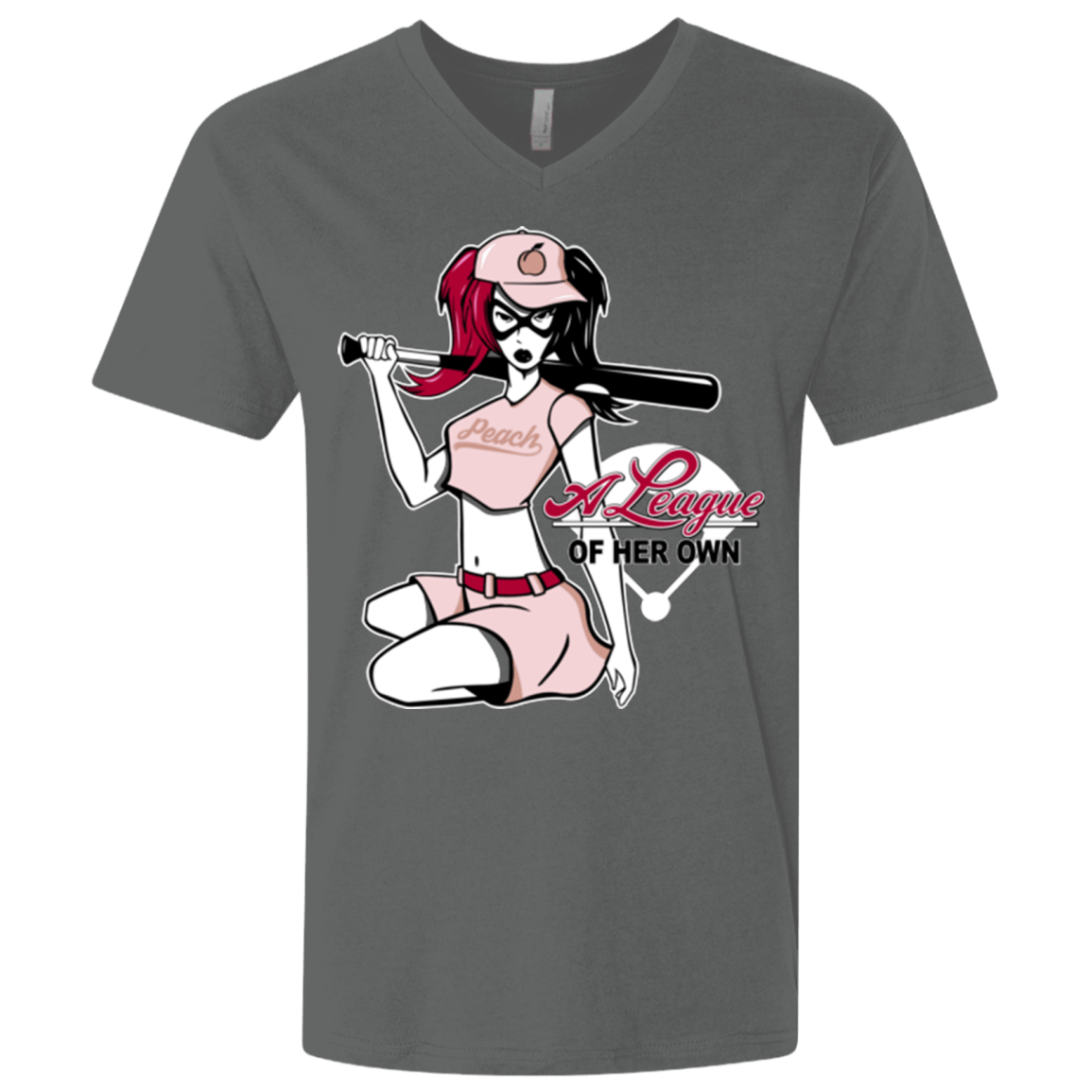 T-Shirts Heavy Metal / X-Small League of Her Own Men's Premium V-Neck