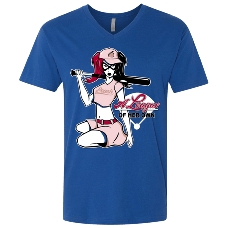 T-Shirts Royal / X-Small League of Her Own Men's Premium V-Neck
