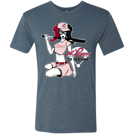 T-Shirts Indigo / Small League of Her Own Men's Triblend T-Shirt