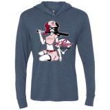 T-Shirts Indigo / X-Small League of Her Own Triblend Long Sleeve Hoodie Tee