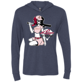 T-Shirts Vintage Navy / X-Small League of Her Own Triblend Long Sleeve Hoodie Tee