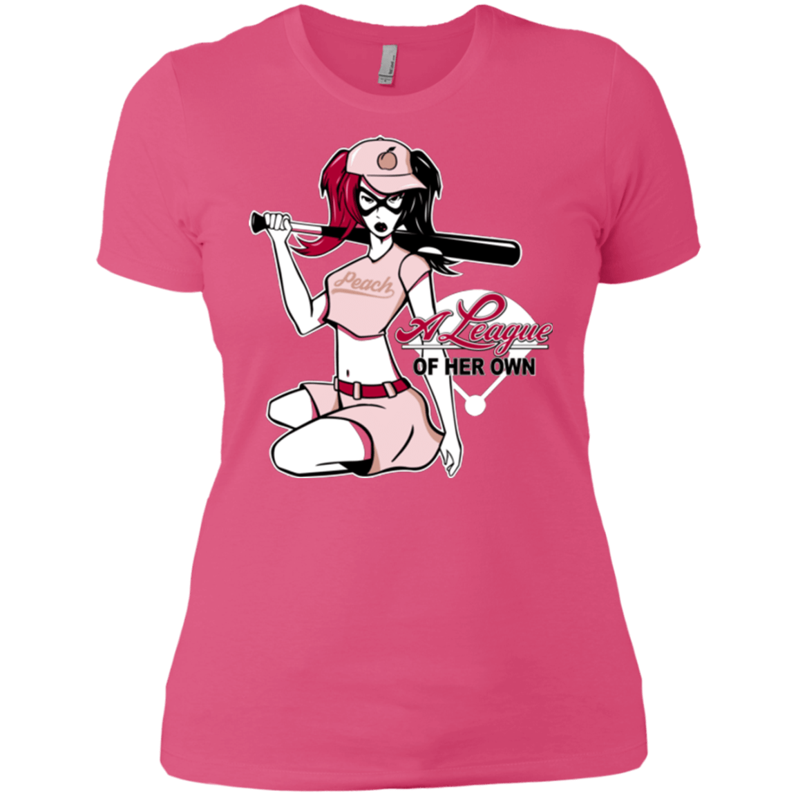 T-Shirts Hot Pink / X-Small League of Her Own Women's Premium T-Shirt