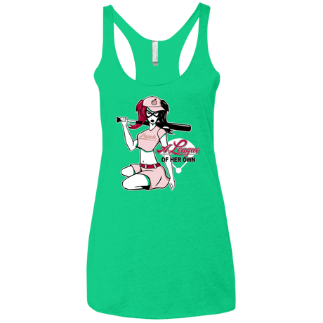 T-Shirts Envy / X-Small League of Her Own Women's Triblend Racerback Tank