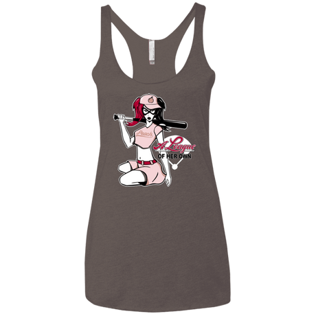 T-Shirts Macchiato / X-Small League of Her Own Women's Triblend Racerback Tank