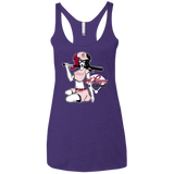 T-Shirts Purple / X-Small League of Her Own Women's Triblend Racerback Tank