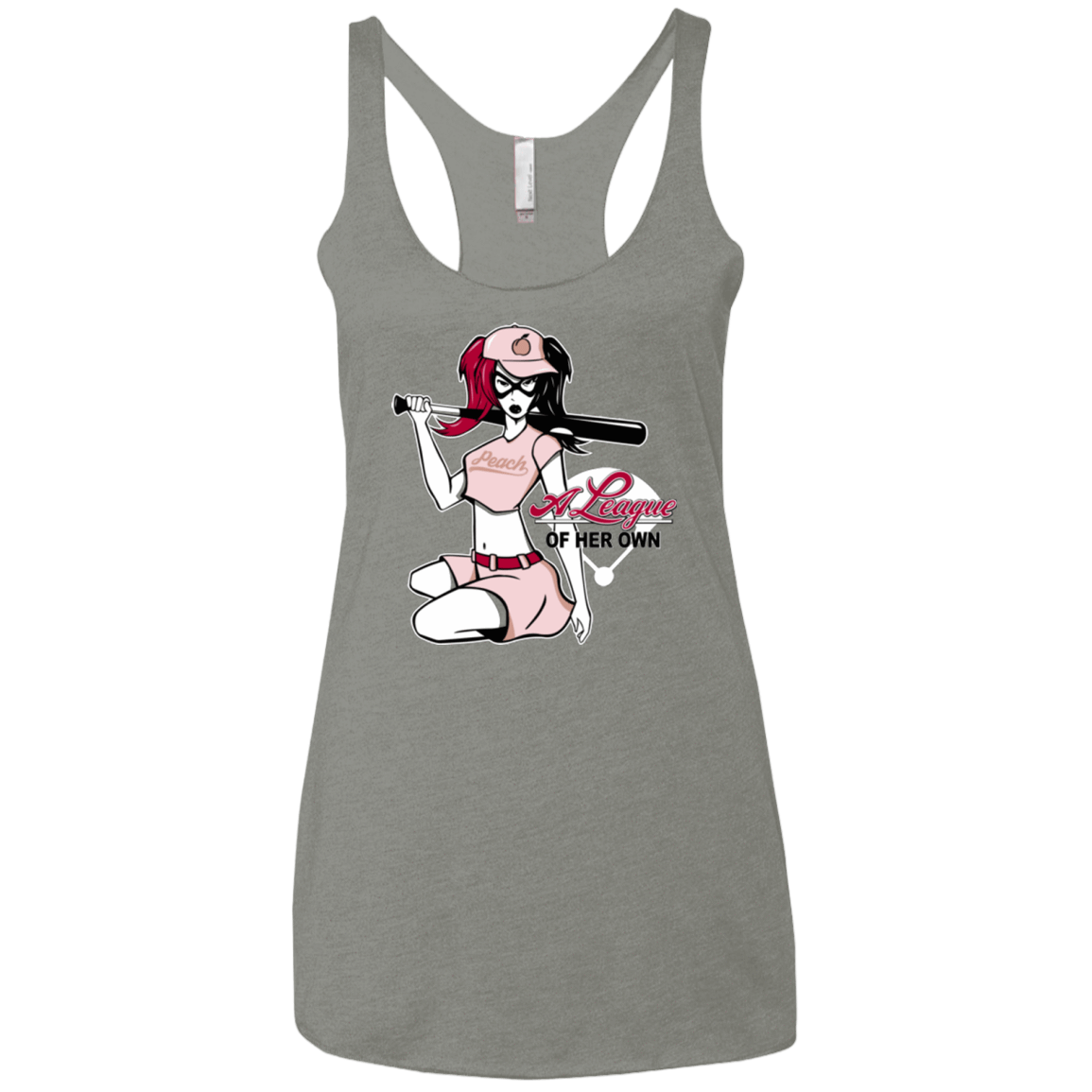 T-Shirts Venetian Grey / X-Small League of Her Own Women's Triblend Racerback Tank