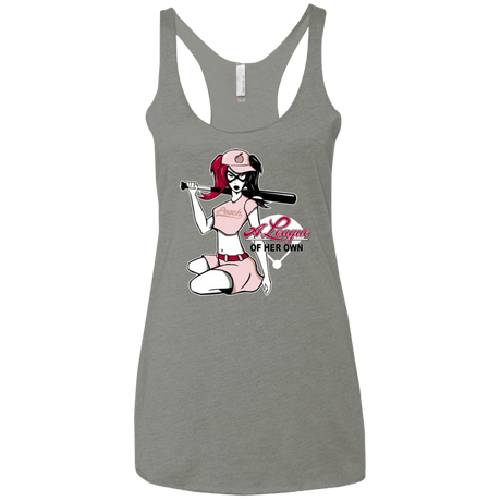T-Shirts Venetian Grey / X-Small League of Her Own Women's Triblend Racerback Tank