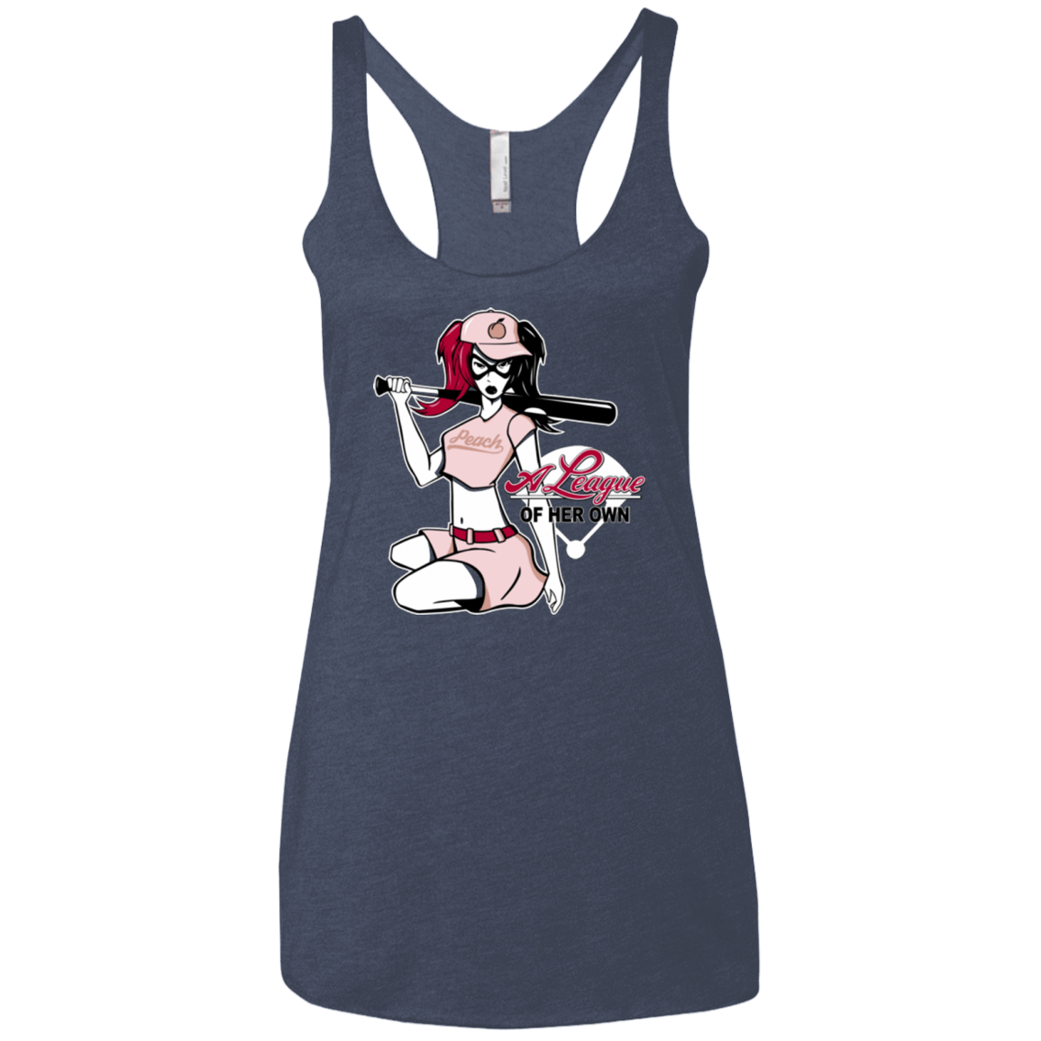 T-Shirts Vintage Navy / X-Small League of Her Own Women's Triblend Racerback Tank