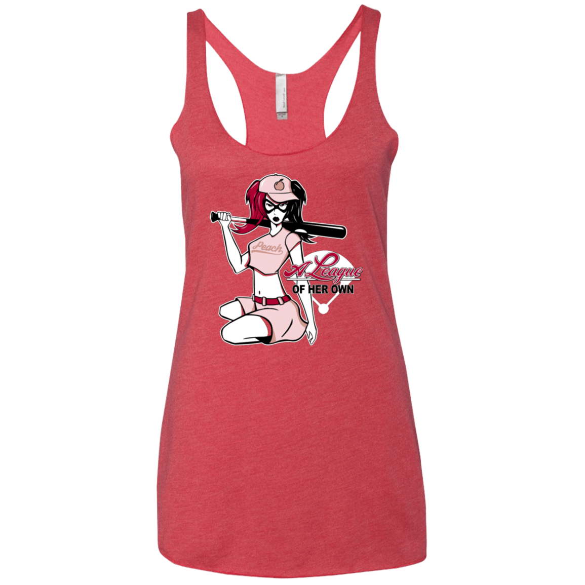 T-Shirts Vintage Red / X-Small League of Her Own Women's Triblend Racerback Tank