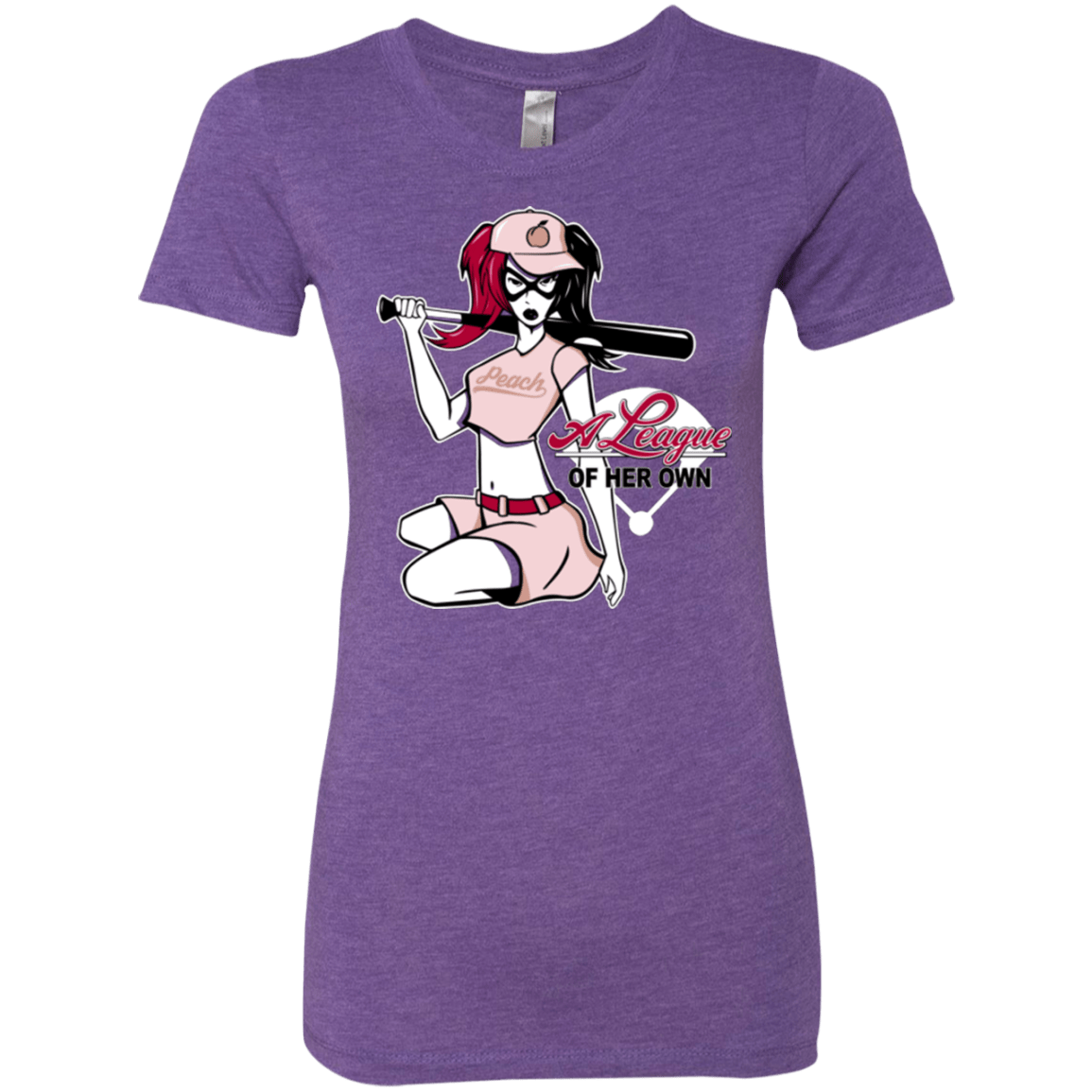 T-Shirts Purple Rush / Small League of Her Own Women's Triblend T-Shirt