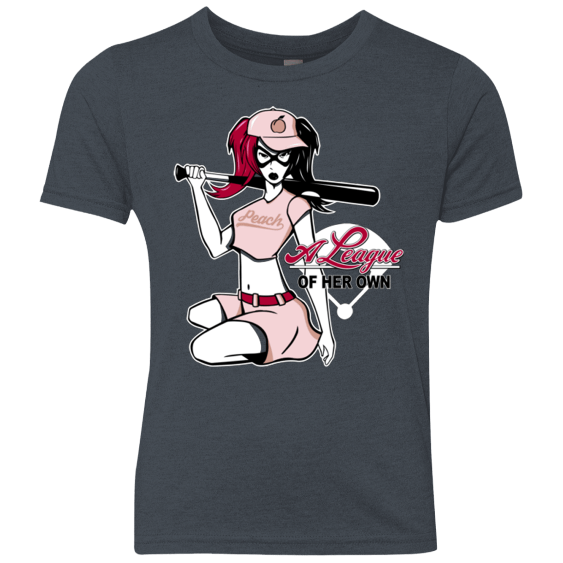 T-Shirts Vintage Navy / YXS League of Her Own Youth Triblend T-Shirt