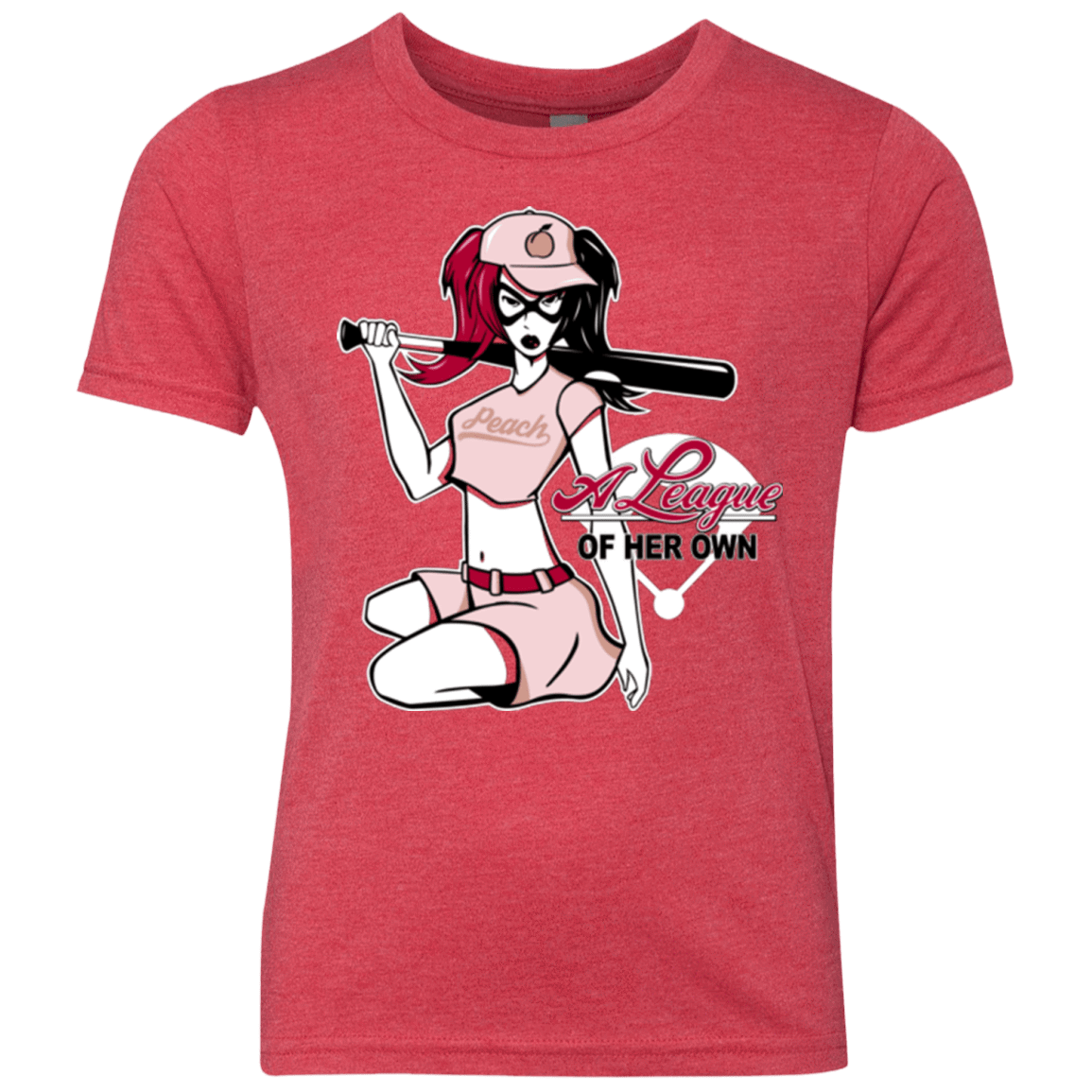 T-Shirts Vintage Red / YXS League of Her Own Youth Triblend T-Shirt