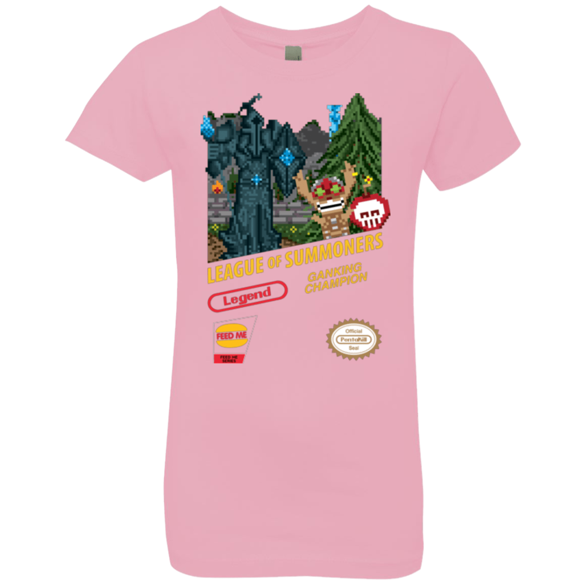 T-Shirts Light Pink / YXS League of Summoners Girls Premium T-Shirt