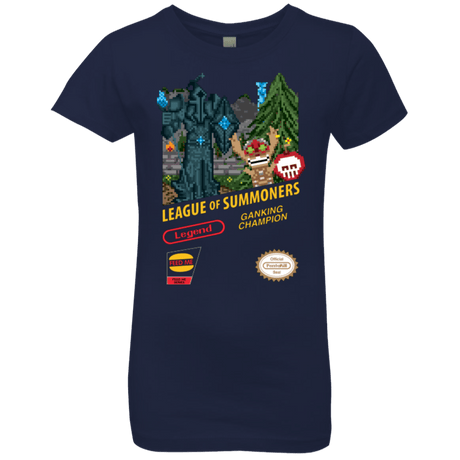 T-Shirts Midnight Navy / YXS League of Summoners Girls Premium T-Shirt