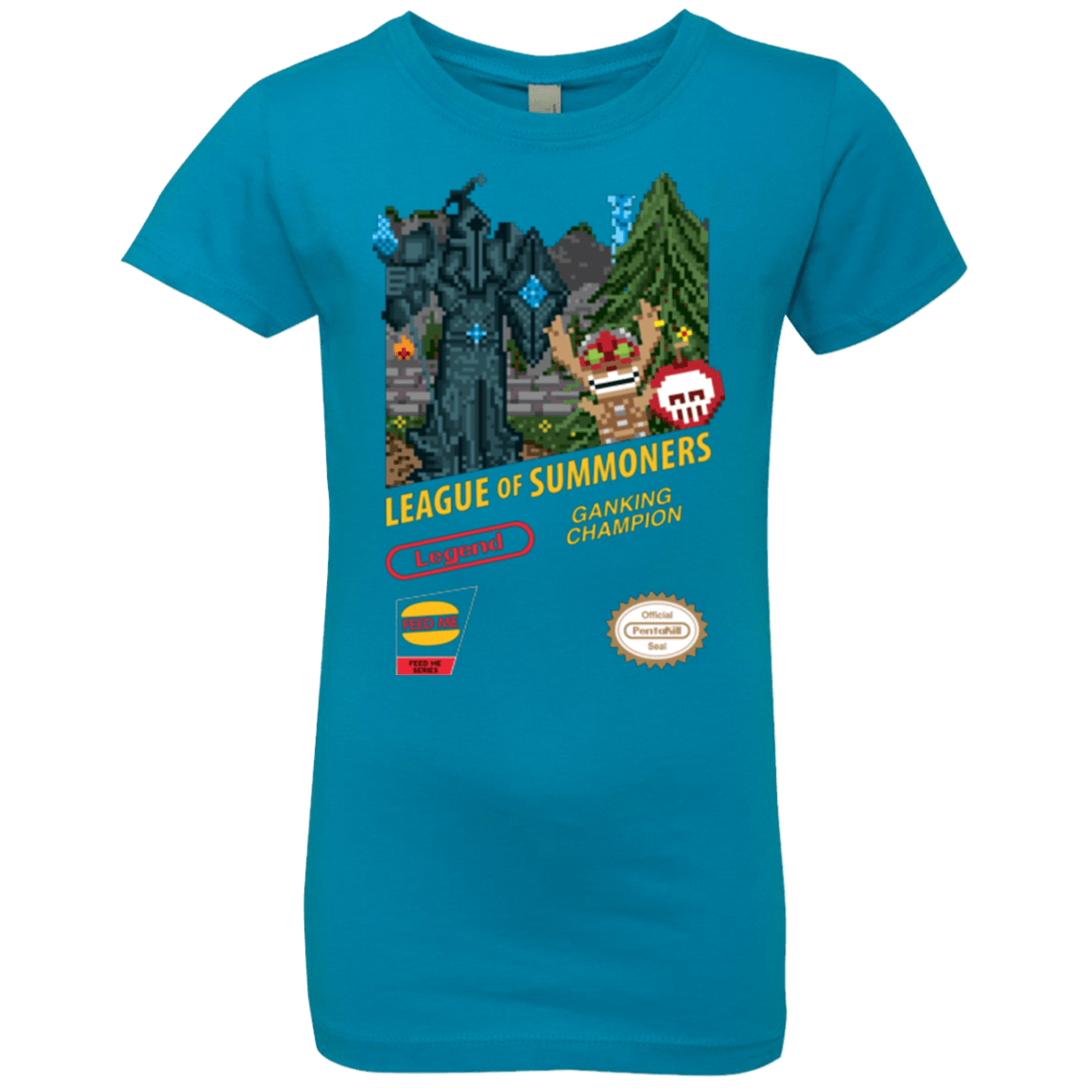 T-Shirts Turquoise / YXS League of Summoners Girls Premium T-Shirt