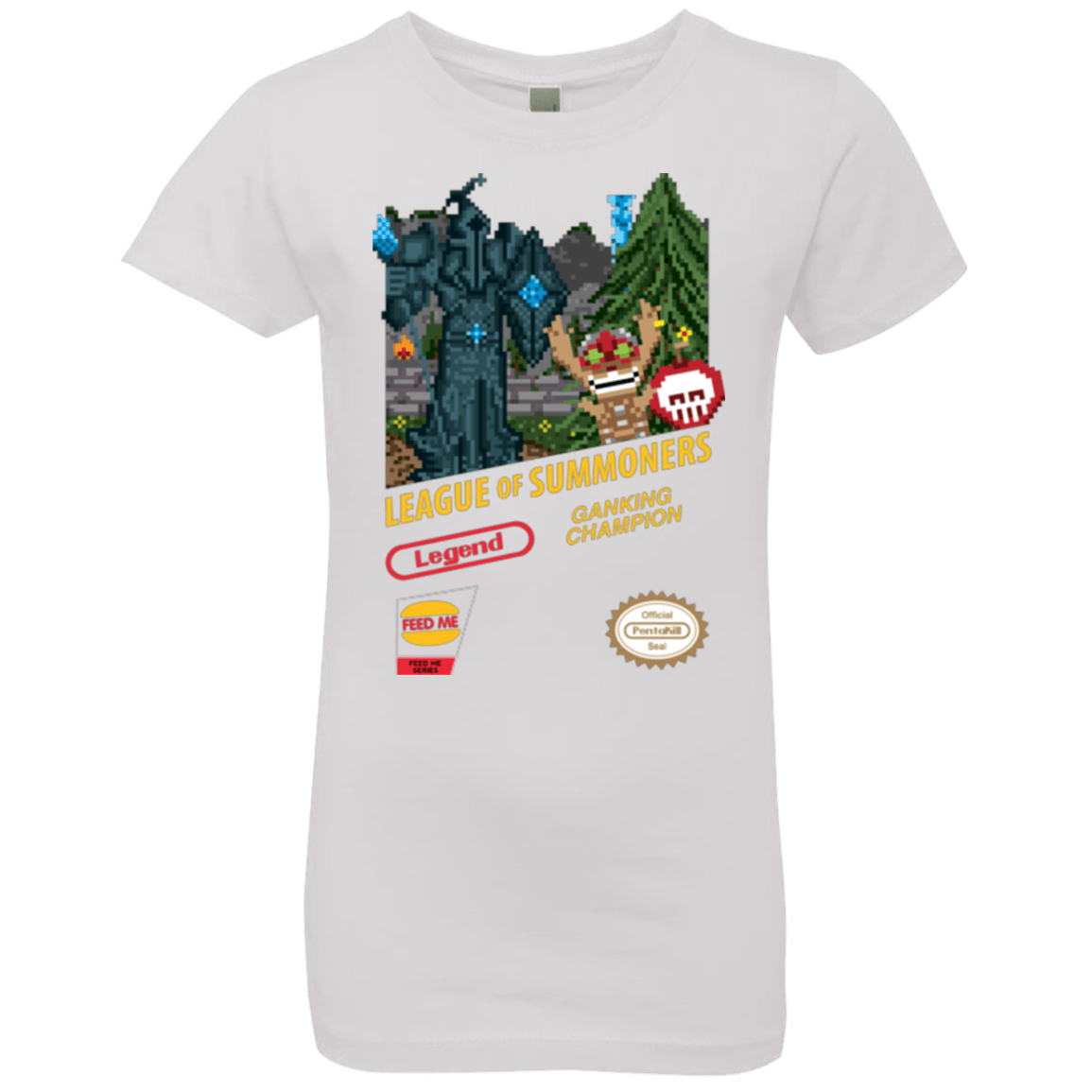 T-Shirts White / YXS League of Summoners Girls Premium T-Shirt