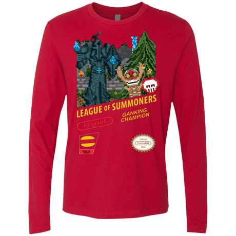 T-Shirts Red / Small League of Summoners Men's Premium Long Sleeve
