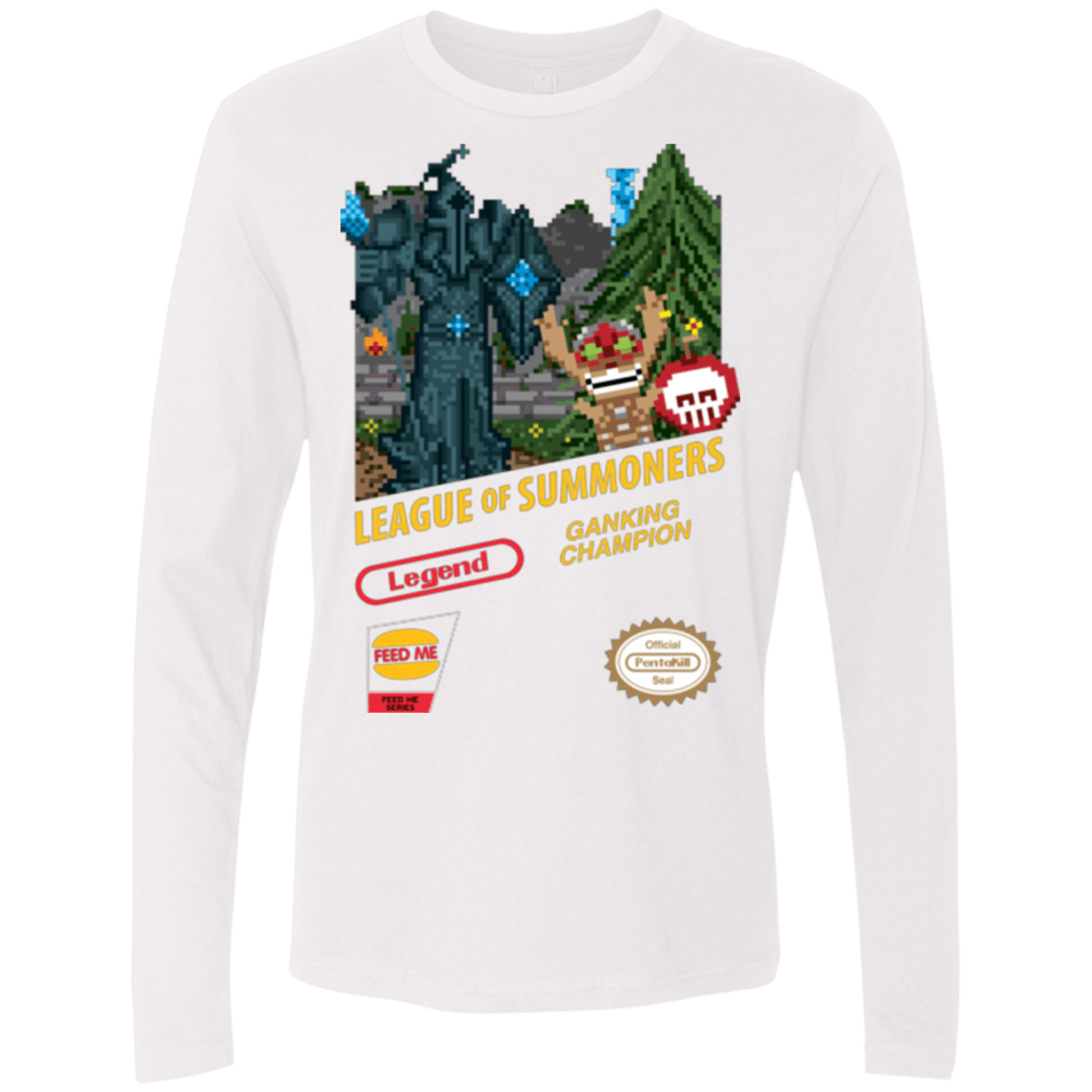 T-Shirts White / Small League of Summoners Men's Premium Long Sleeve