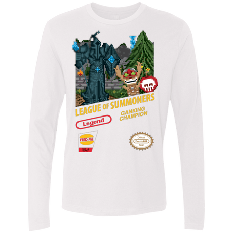 T-Shirts White / Small League of Summoners Men's Premium Long Sleeve