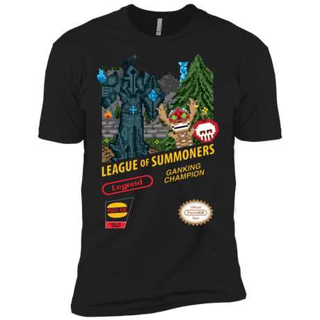 T-Shirts Black / X-Small League of Summoners Men's Premium T-Shirt