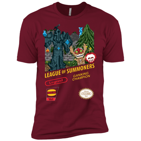 T-Shirts Cardinal / X-Small League of Summoners Men's Premium T-Shirt