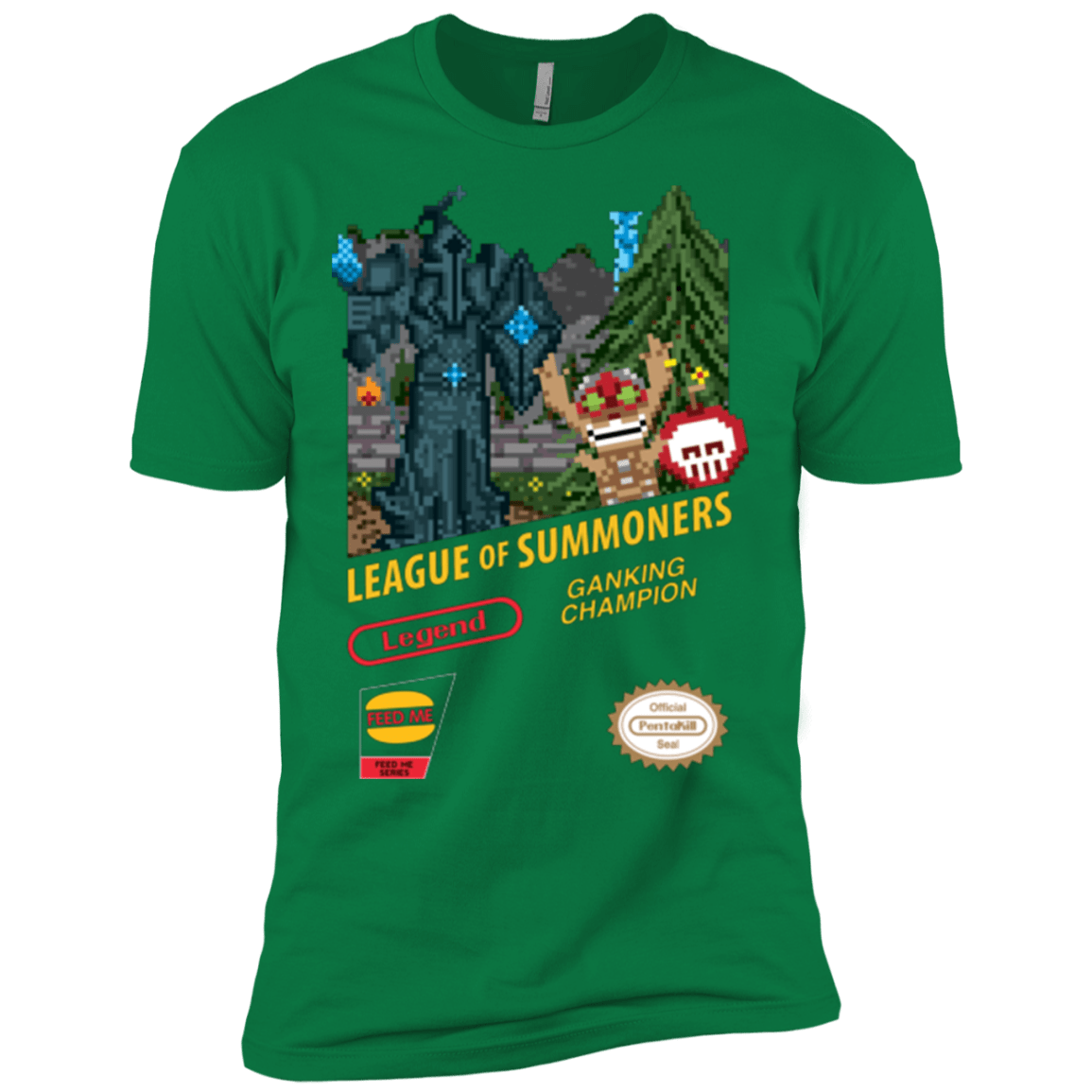 T-Shirts Kelly Green / X-Small League of Summoners Men's Premium T-Shirt