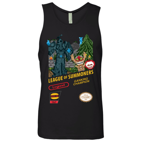 T-Shirts Black / Small League of Summoners Men's Premium Tank Top