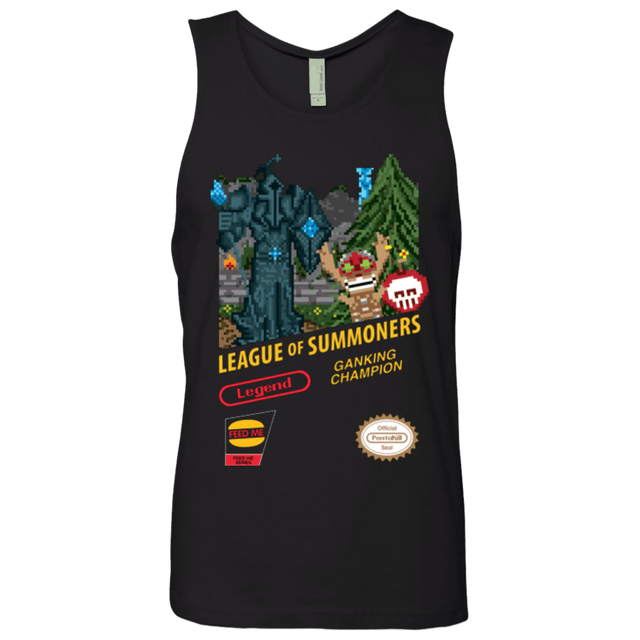 T-Shirts Black / Small League of Summoners Men's Premium Tank Top
