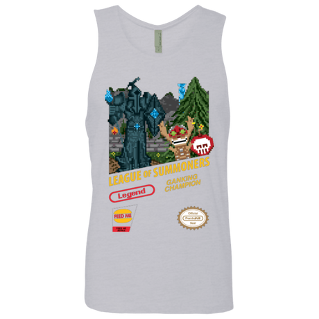 T-Shirts Heather Grey / Small League of Summoners Men's Premium Tank Top