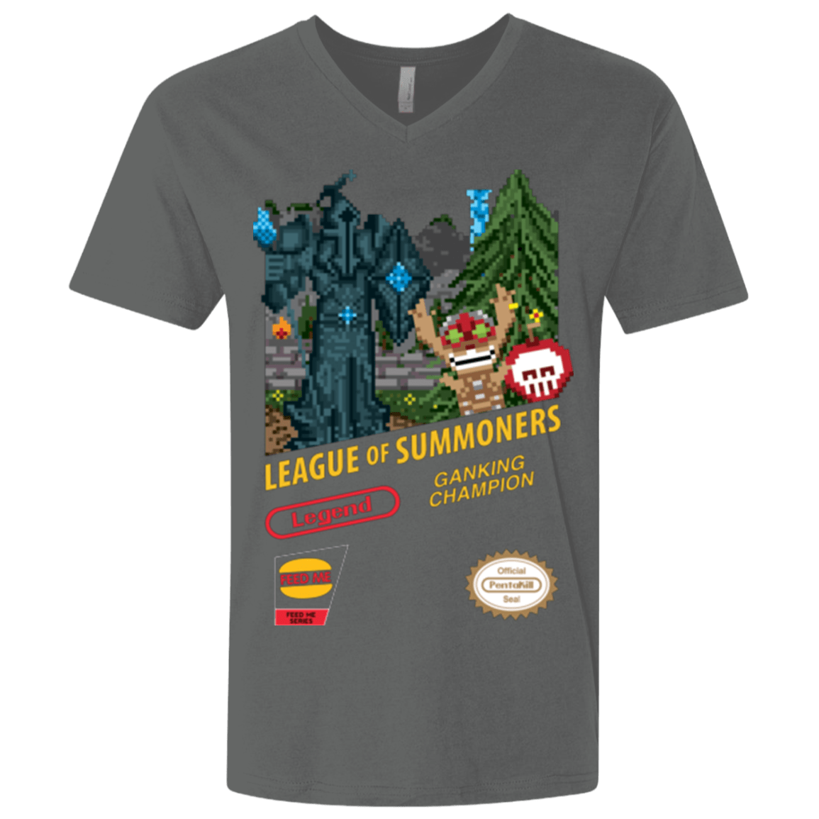 T-Shirts Heavy Metal / X-Small League of Summoners Men's Premium V-Neck