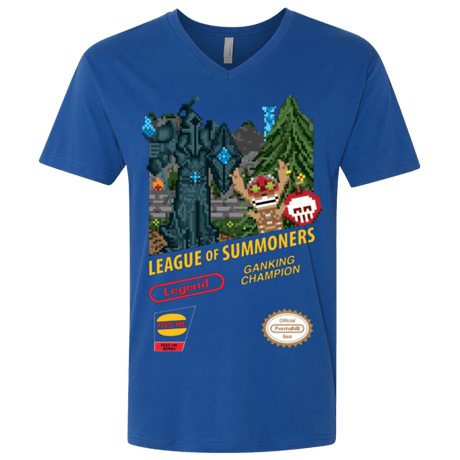 T-Shirts Royal / X-Small League of Summoners Men's Premium V-Neck