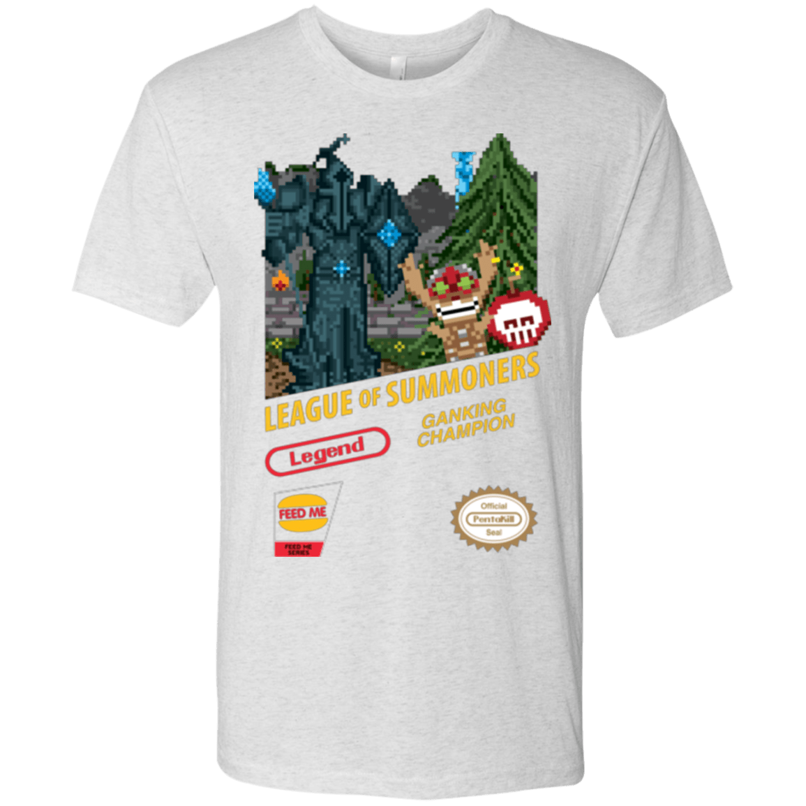 T-Shirts Heather White / Small League of Summoners Men's Triblend T-Shirt