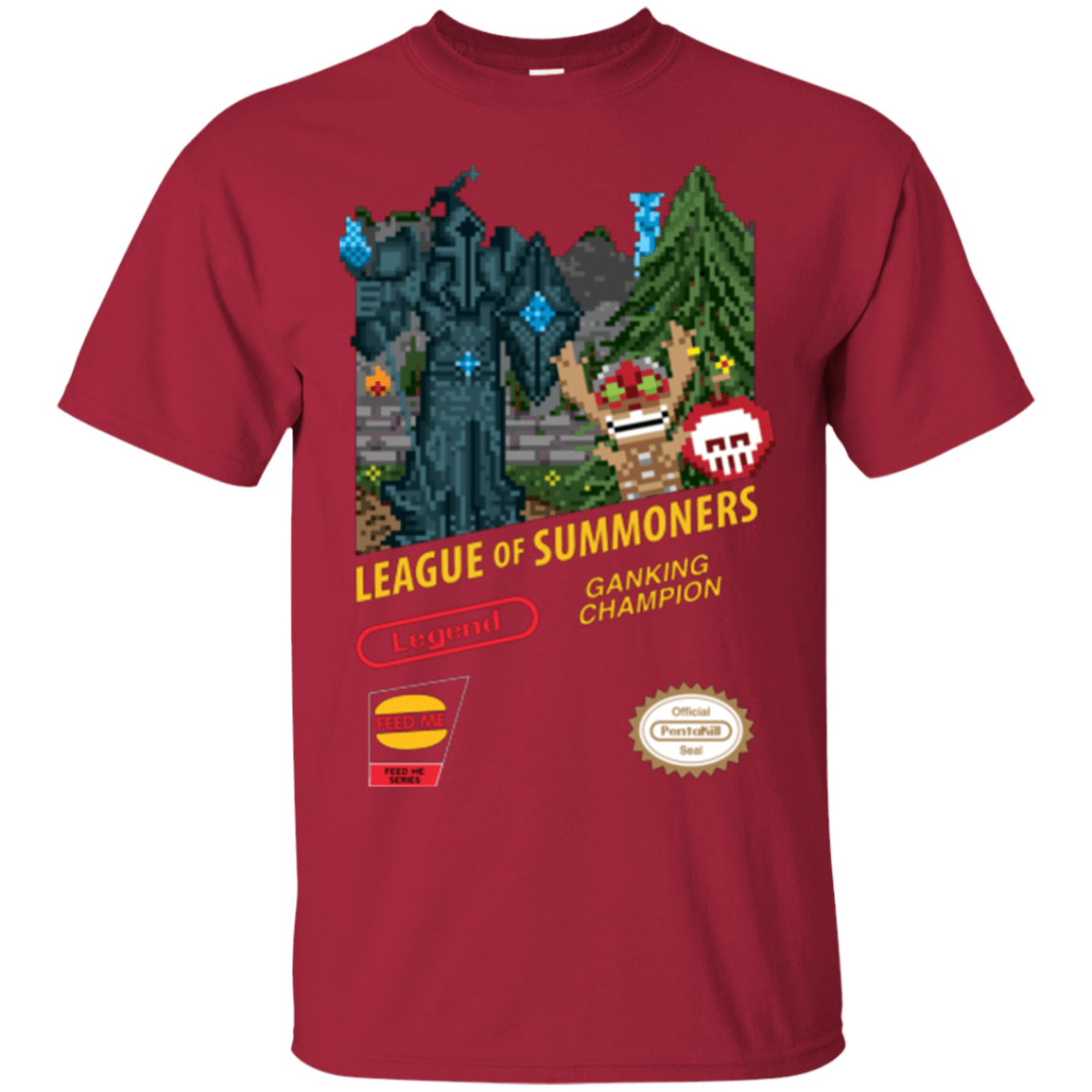 T-Shirts Cardinal / Small League of Summoners T-Shirt