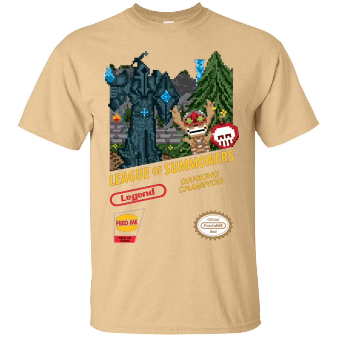 T-Shirts Vegas Gold / Small League of Summoners T-Shirt