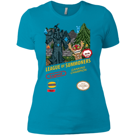 T-Shirts Turquoise / X-Small League of Summoners Women's Premium T-Shirt