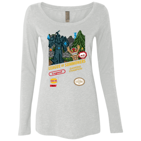 T-Shirts Heather White / Small League of Summoners Women's Triblend Long Sleeve Shirt