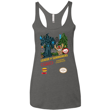 T-Shirts Premium Heather / X-Small League of Summoners Women's Triblend Racerback Tank