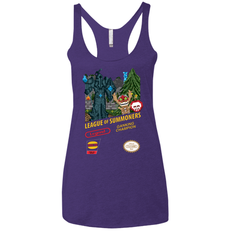 T-Shirts Purple / X-Small League of Summoners Women's Triblend Racerback Tank