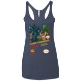 T-Shirts Vintage Navy / X-Small League of Summoners Women's Triblend Racerback Tank