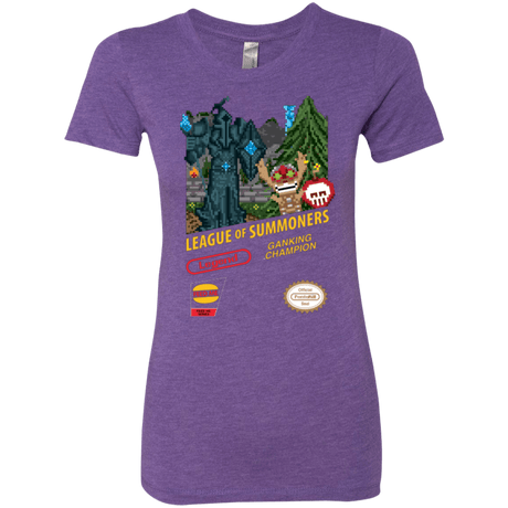 T-Shirts Purple Rush / Small League of Summoners Women's Triblend T-Shirt
